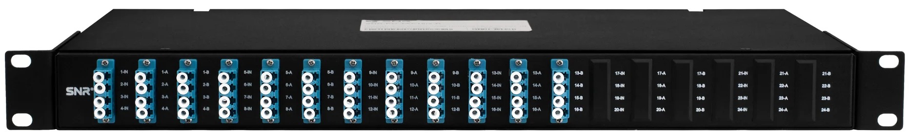 

Отвод SNR SNR-PO-TAP16/2-SM-LC/UPC-R оптический пассивный 16 портов LC/UPC (деление 1х2), SM, 1U, SNR-PO-TAP16/2-SM-LC/UPC-R