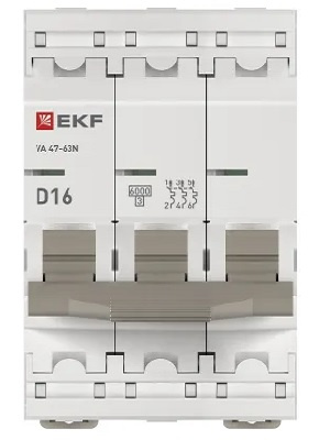 фото Автоматический выключатель  EKF M636316D в Уфе