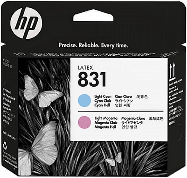 

Печатающая головка HP 831 CZ679A светло-пурпурная/светло-голубая для HP Latex 310/330/360/370, 831