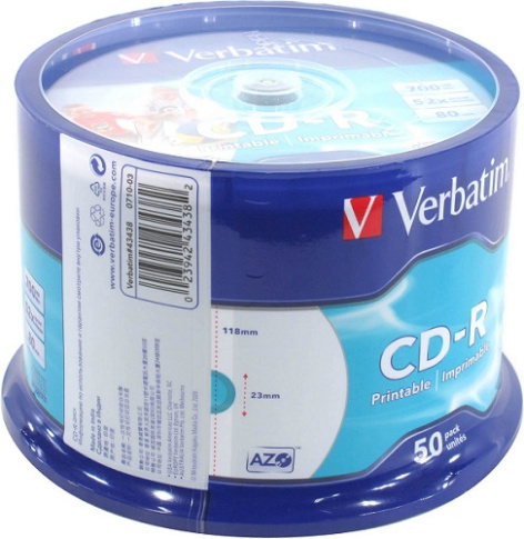 фото Диск CD-R Verbatim 43438 в Екатеринбурге