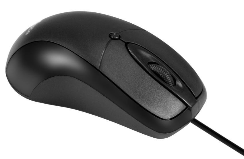 

Мышь Exegate B100L EX298196RUS (USB, оптическая, 1000dpi, 3D, 3 кнопки и колесо прокрутки, длина кабеля 2м, черная, Color Box), B100L