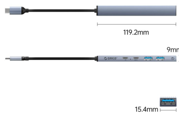 фото Разветвитель  Orico ORICO-BHC2-5CP-GY-BP в Уфе