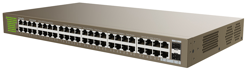 

Коммутатор Tenda TEG1050F 48x10/100/1000 Base-T, 2xSFP 10/100/1000, L2, TEG1050F