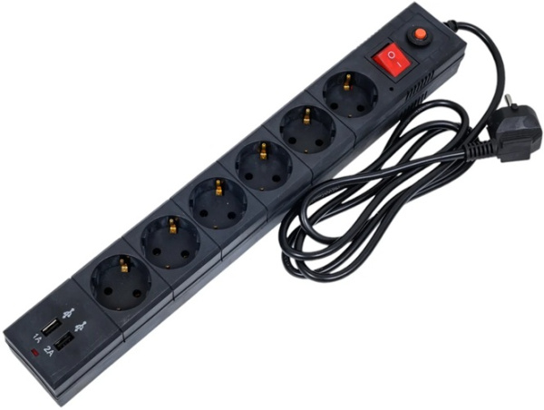 фото Сетевой фильтр  Buro BU-SP1.8_USB_2A-B в Перми