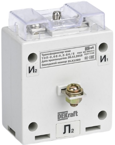 

Трансформатор тока DEKraft 50172DEK ТОП-0,66 0,5 30/5 5ВА, 50172DEK