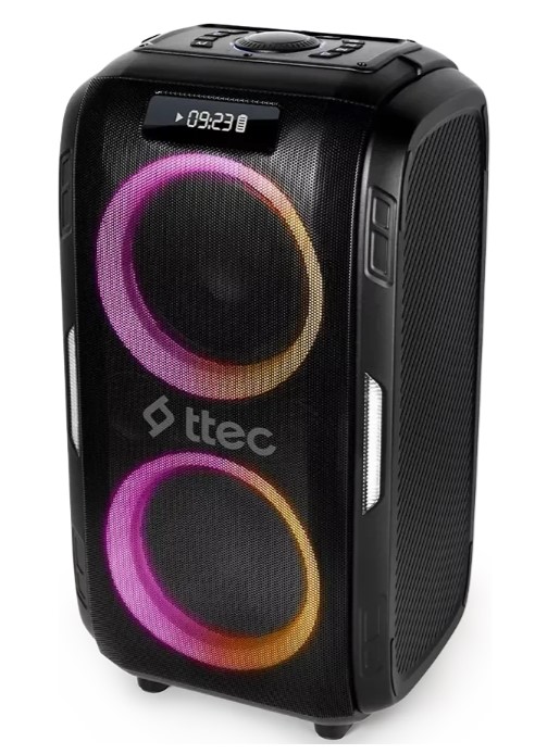 

Портативная акустика TTEC 2BH11S беспроводная, Carnival Pro 120W, BT, цвет: черный, 2BH11S