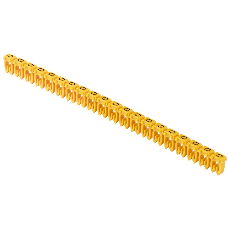 

Маркер на кабель IEK UMK-KE2-O открытого типа KE 1,5-2,5мм2 символ "O" (200шт/упак), UMK-KE2-O