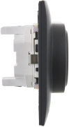 фото Розетка двухместная с заземлением IEK SK-R24-16-K53-F