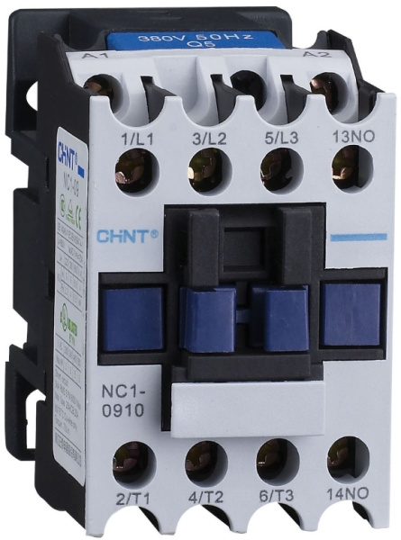 Изображение товара Контактор CHINT 221039 серия NC1 для автоматизации управления электросистемой