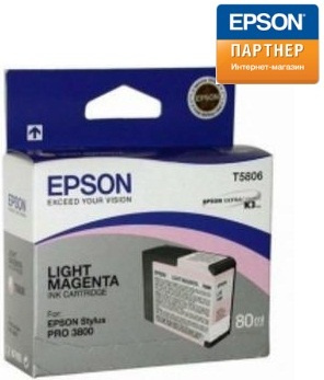 Изображение товара Картридж Epson C13T580600 для Epson Stylus Pro 3800 светло-пурпурный