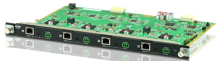 

Плата ввода Aten VM7514-AT интерфейсная, HDBaseT+RS232+IR, 4 внешних входных порта: RJ45+3-контактн. клемма+MINIJACK, VM7514-AT