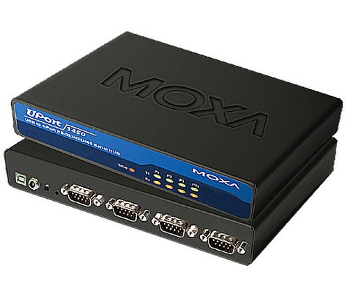 

Преобразователь MOXA UPort 1450I 4-портовый USB в RS-232/422/485 с гальванической изоляцией 2 КВ, UPort 1450I