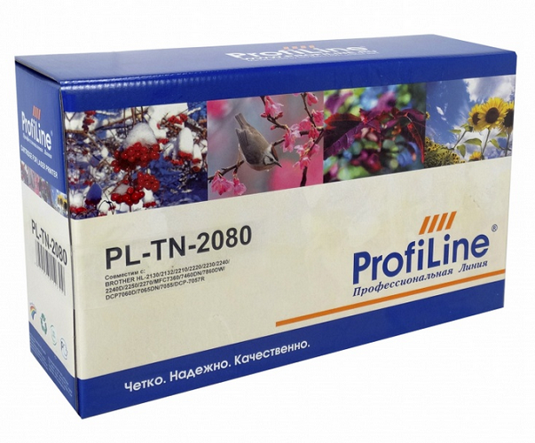 

Картридж ProfiLine PL-TN-2080 для принтров Brother HL-2130/2130R/DCP-7055/7055R/7055WR 700 копий ProfiLine, PL-TN-2080