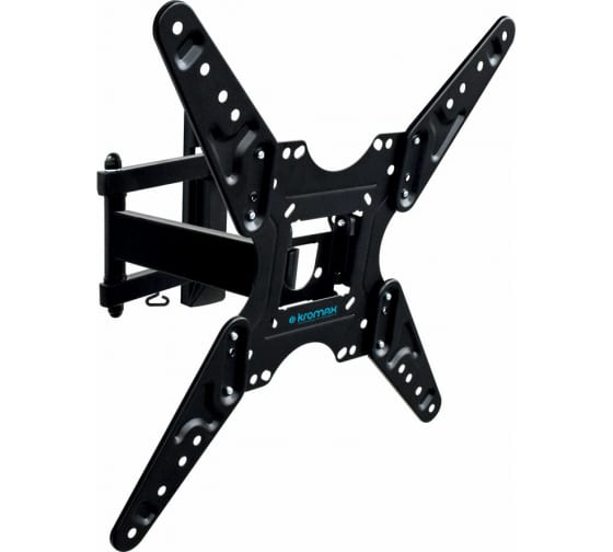 

Кронштейн настенный Kromax OPTIMA-414 Kromax 29012 для телевизора, 20"-55" макс.30кг, поворотно-выдвижной и наклонный, черный, OPTIMA-414