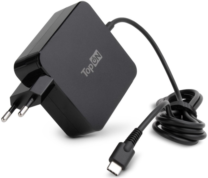 

Блок питания для ноутбука Honor TopOn TOP-HN65Q 65W кабель Type-C, Power Delivery, Quick Charge 3.0, в розетку, кабель 180 см. Черный, TOP-HN65Q