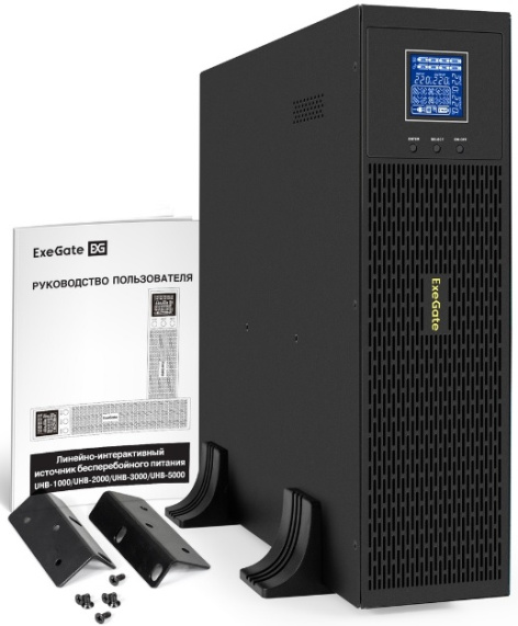 фото Источник бесперебойного питания  Exegate SinePower UHB-5000.LCD.AVR.6C13.RJ.USB.3U в Санкт-Петербургe