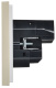 фото Розетка с заземлением с 2 USB  IEK FP-R14-16-U21-D31-K10 в Уфе