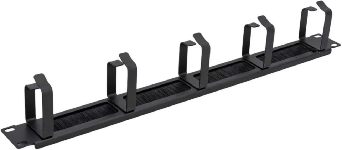 

Органайзер кабельный RETIC MO-19-1U-5R-BR-TWCS горизонтальный 19" 1U 5 колец, с щеточным вводом, металлический, черный, MO-19-1U-5R-BR-TWCS
