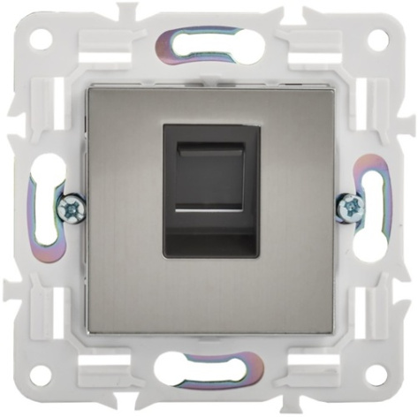 фото Розетка компьютерная  IEK SK-K10-1-K50