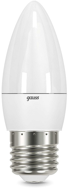 

Лампа светодиодная Gauss 103102210 LED Свеча E27 9.5W 950lm 4100К, 103102210