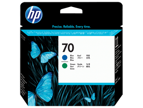 

Картридж HP C9408A №70 для Z3100 (печатающаяя головка голубая и зелёная), C9408A