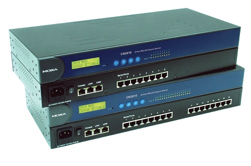 

Сервер MOXA CN2610-16-2AC 16 port Server, dual RS-232, RJ-45 8pin, 15KV ESD, Dual 100V to 240V, CN2610-16-2AC