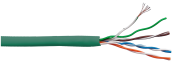 фото Кабель витая пара U/UTP 5e кат. 4 пары  Lanmaster LAN-5EUTP-PT-LSZH-GN