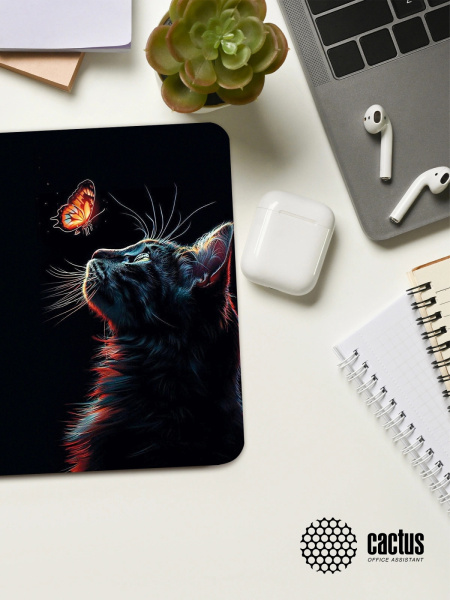 фото Коврик для мыши Cactus Night Cat в Казани