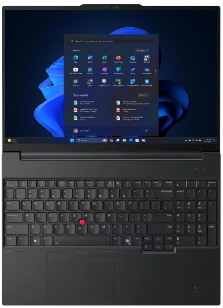 фото Ноутбук Lenovo ThinkPad E16 GEN 3 16" (Intel Core Ultra 5, 16Гб DDR5, SSD 512 Гб, Arc graphics 130T, Windows 11 Профессиональная) Черный [21SSS27D00_W11P]