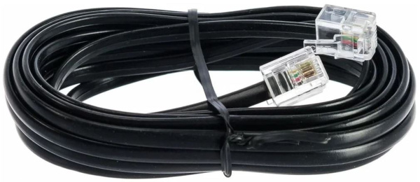 фото Кабель телефонный  Cablexpert TC6P4C-2M-BK в Уфе