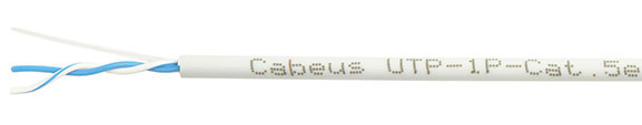 

Кабель витая пара U/UTP 5e кат. 1 пара Cabeus UTP-1P-Cat.5e-SOLID-LSZH-GY-500 (24 AWG), одножильный (solid), LSZH нг(А)-HF, серый (500 м), UTP-1P-Cat.5e-SOLID-LSZH-GY-500