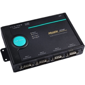 

Преобразователь MOXA MGate MB3480 4 Port RS-232/422/485 Modbus TCP to Serial Gateway, MGate MB3480