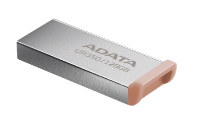 

Накопитель USB 3.2 128GB ADATA UR350-128G-RSR/BG UR350 metal brown, UR350-128G-RSR/BG