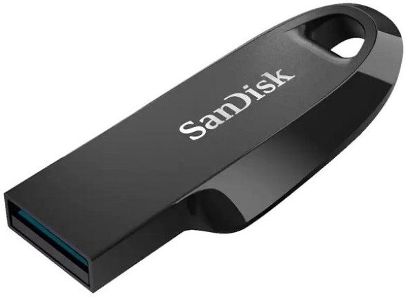 

Накопитель USB 3.2 128GB SanDisk CZ550 Ultra Curve черный, CZ550 Ultra Curve