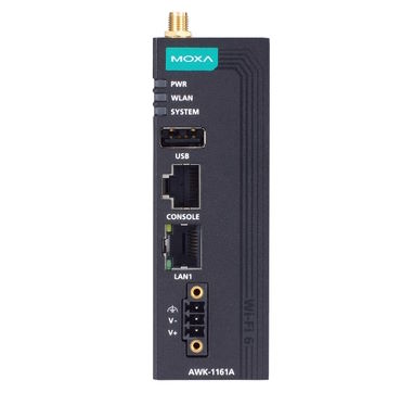 

Точка доступа MOXA AWK-1161A-UN беспроводная сетевой Wi-Fi адаптер стандарта IEEE 802.11ax, с 1 портом Ethernet 10/100/1000BaseT(X), AWK-1161A-UN