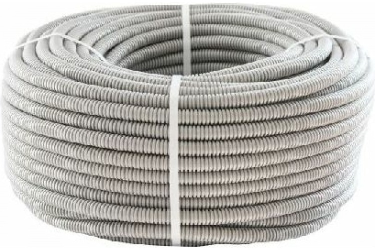 

Труба гофрированная тяжёлая Ecoplast 61116HFFRLS HFFRLS, с зондом, без галогена, низкое дымовыделение, трудногорючая, цвет серый, диам. 16мм (100м), 61116HFFRLS