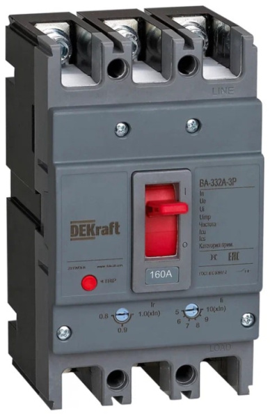 Изображение товара Автоматический выключатель DEKraft 28136DEK для защиты электрических систем