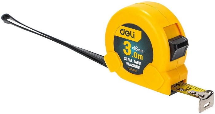

Рулетка Deli DL280316 3м*16мм, метрическая, DL280316