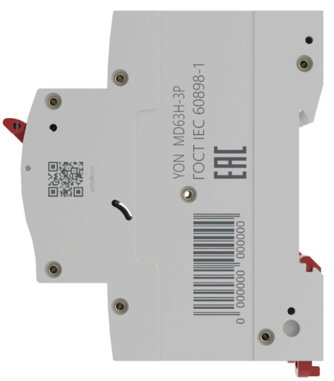фото Автоматический выключатель модульный DKC MD63H-3PD32