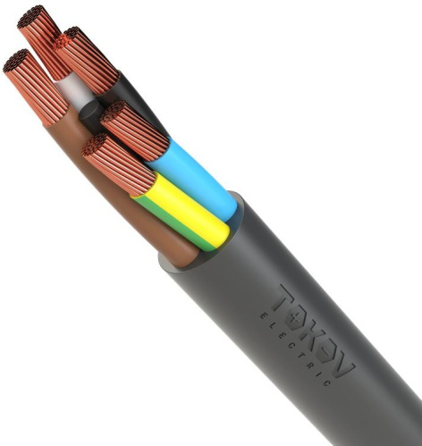 Изображение товара КАБЕЛЬ ТОКОВ ЭЛЕКТРИК 00-00027198 КГтп 10 мм2 5 жильный ТПЭ