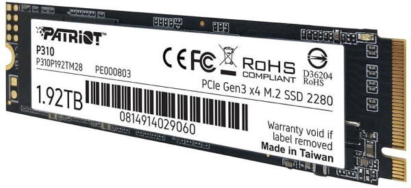 фото Накопитель SSD M.2 2280 Patriot Memory P310 в Уфе 1920 ГБ
