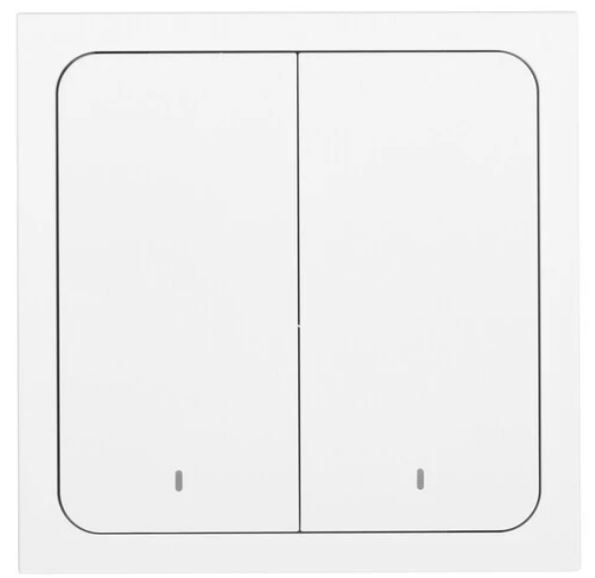 

Выключатель Яндекс YNDX-00535 умный беспроводной, 2 клавиши, Zigbee, YNDX-00535