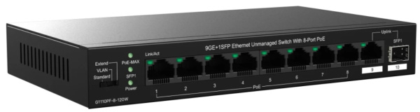 фото Коммутатор  IP-Com G1110PF-8-120W в Волгограде