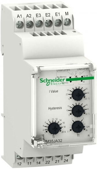 

Реле Schneider Electric RM35JA32MW контроля тока 0,15..15A Telemecanique, RM35JA32MW
