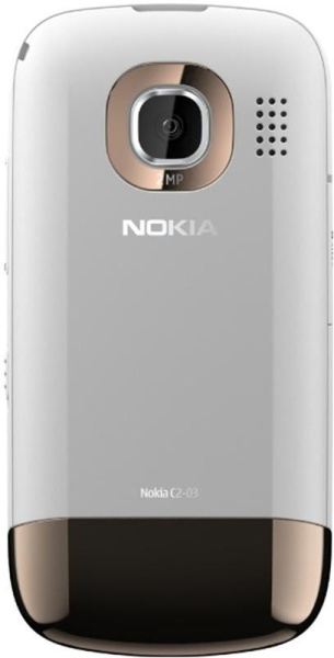 фото   Nokia C2-03 Golden White
