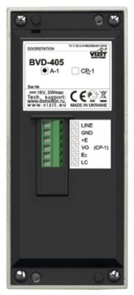 фото Вызывная панель  VIZIT БВД-405А-1