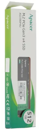 фото Накопитель SSD M.2 2280 Apacer AP512GAS2280Q4U-1 в Екатеринбурге 512 ГБ