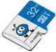 фото Карта памяти MicroSDHC 32GB SmartBuy SB32GMSDU1BLUE00