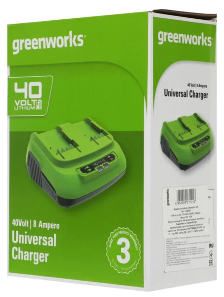 фото Зарядное устройство Greenworks G40UC8