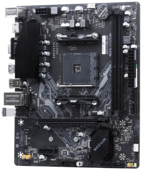 фото Материнская плата MAXSUN MS-Challenger A520M, AM4, AMD A520, mATX в Красноярске
